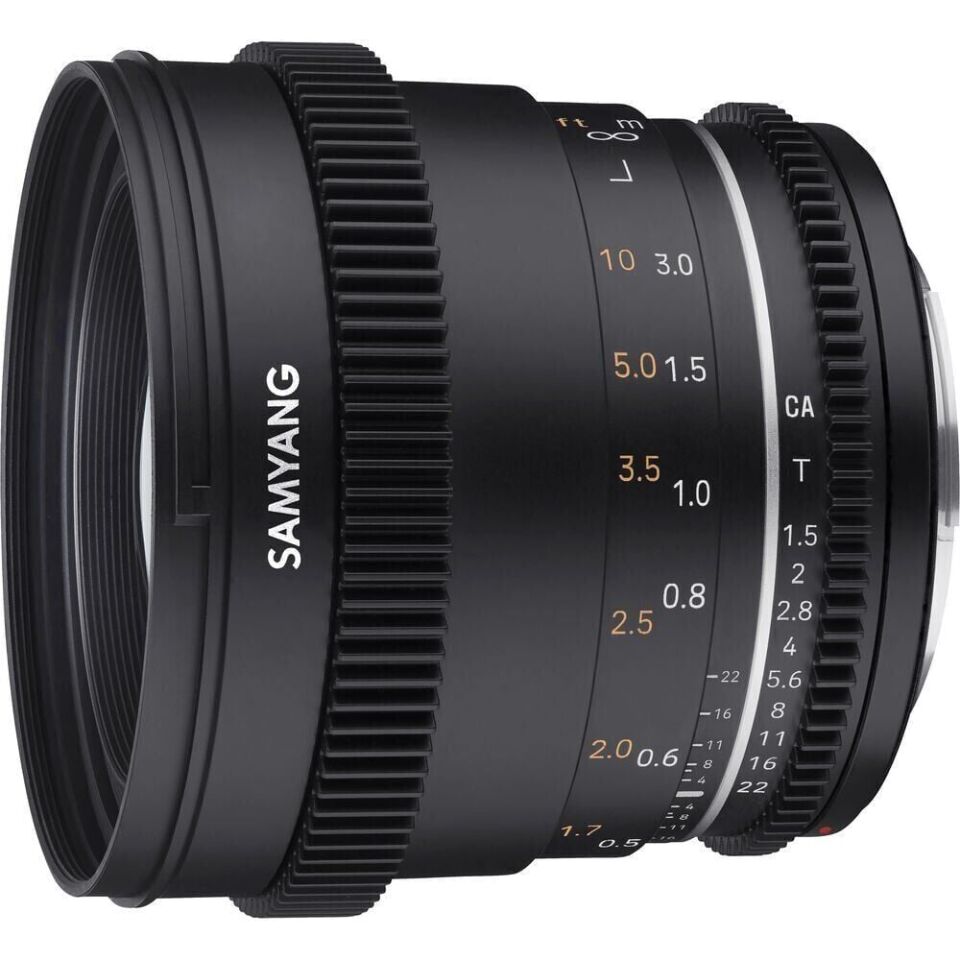 Samyang 50mm T1.5 VDSLR MK2 Cine Lens (Sony E Mount)