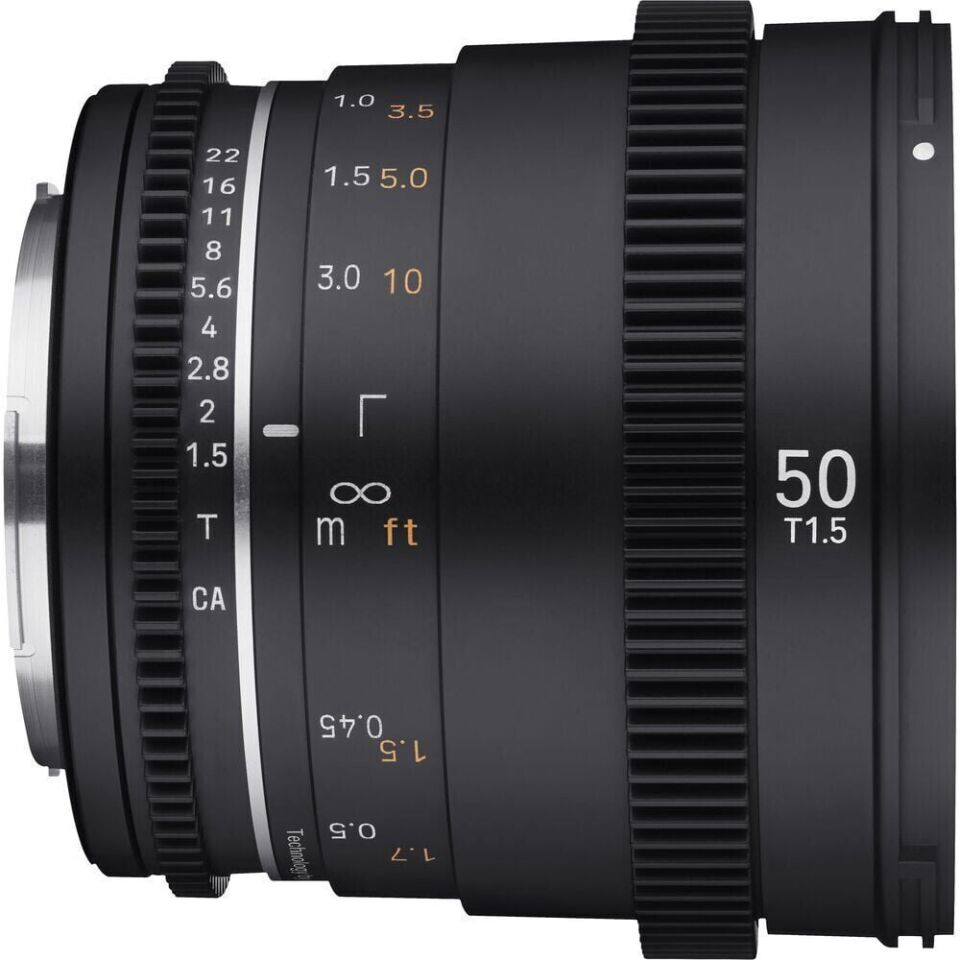 Samyang 50mm T1.5 VDSLR MK2 Cine Lens (Sony E Mount)