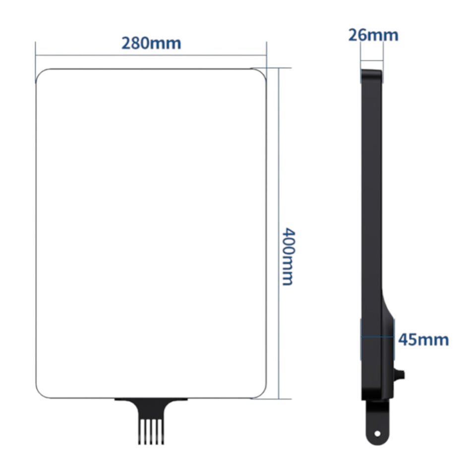 Gdx P300T BiColor Profesyonel İkili Youtube Yemek Videosu Makyaj Kuaför Işığı 80 Watt LED Video Panel Sürekli Işık