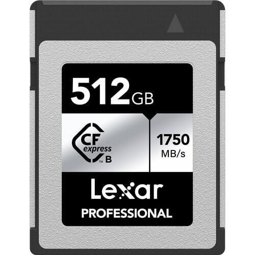 Lexar 512GB Profesyonel CFexpress Tip B | Silver (1750MB/s - 1300MB/s)