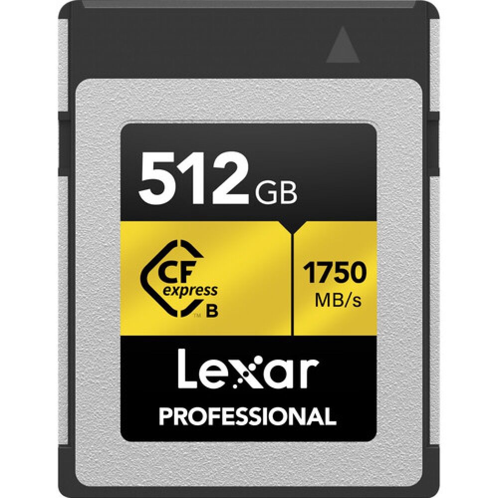 Lexar 512GB Profesyonel CFexpress Tip B | Gold (1750MB/s - 1500MB/s)