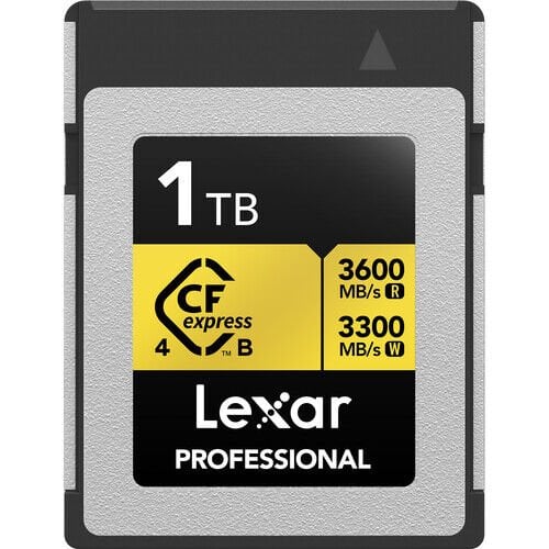 Lexar 1TB Profesyonel CFexpress Tip B | Gold (3600MB/s - 3300MB/s)
