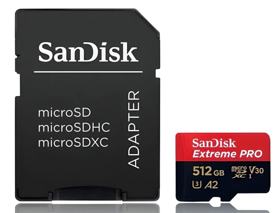SanDisk 512GB Extreme Pro MicroSD Hafıza Kartı (200MB/s - 140MB/s)