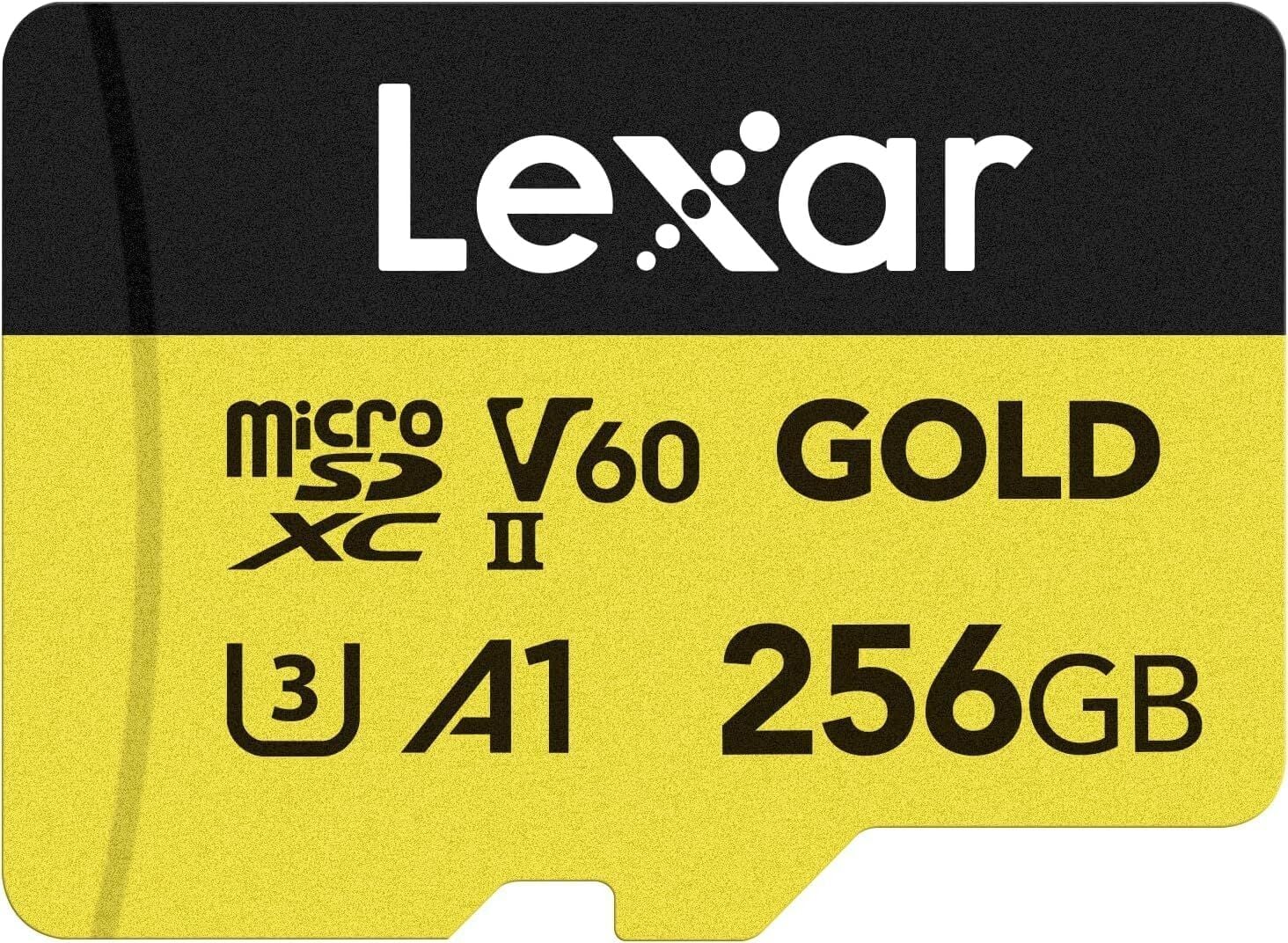 Lexar Professional 256GB Gold MicroSD Hafıza Kartı (280MB/s - 180MB/s)
