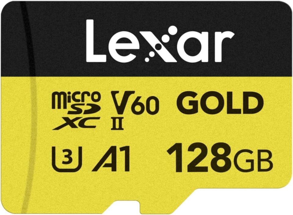Lexar Professional 128GB Gold MicroSD Hafıza Kartı (280MB/s - 180MB/s)