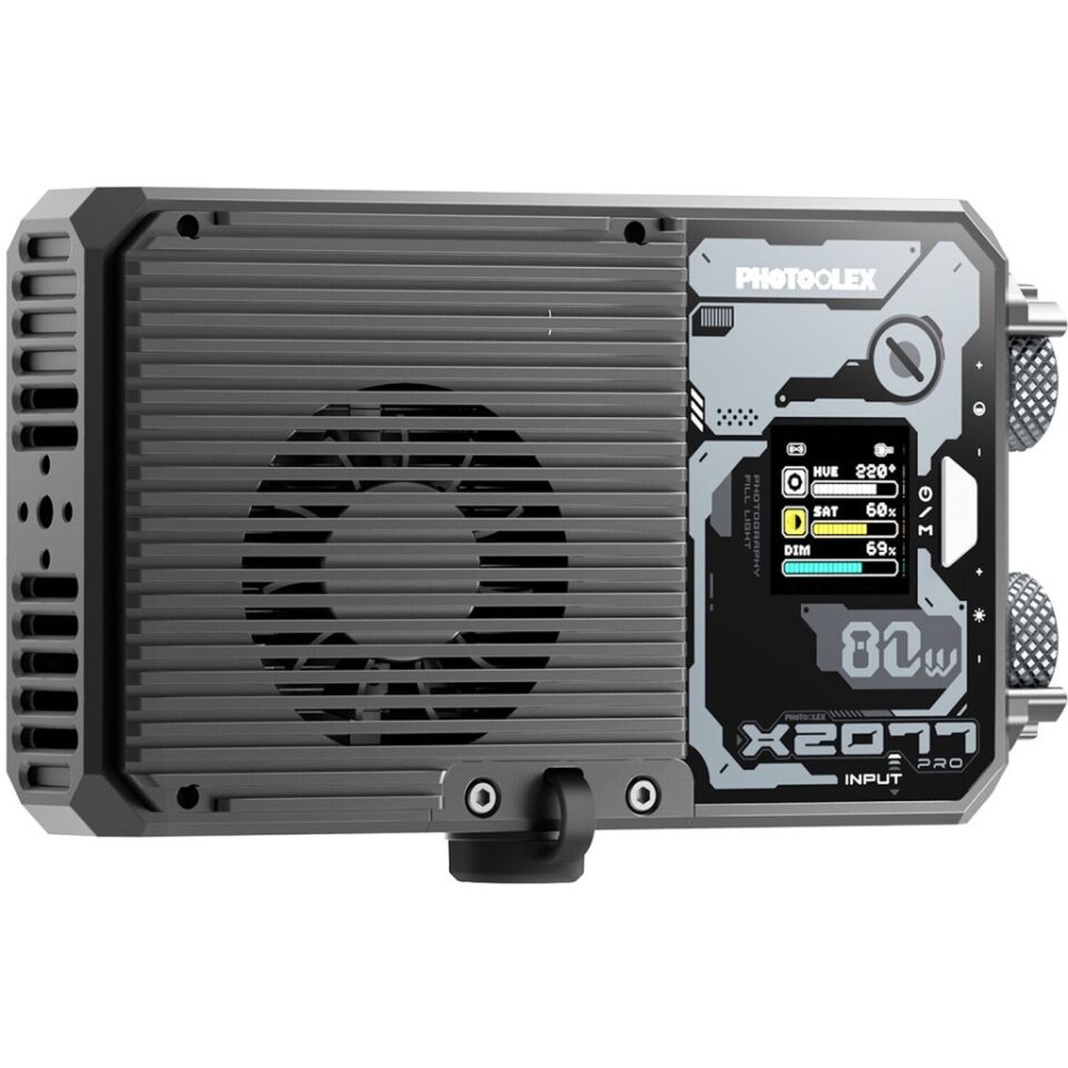 Photoolex X2077 Pro 80W RGB Profesyonel Video Fotoğraf LED Panel Işık - LS-123