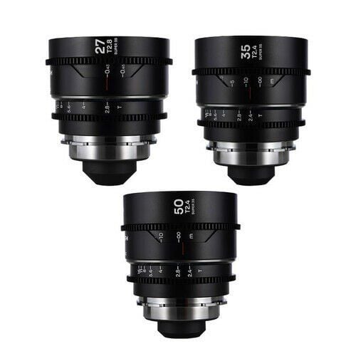 LAOWA S35 PRİME 3- LENS BUNDLE NANOMORPH(27MM,35MM,50MM ) - SILVER ARRİ PL/EF