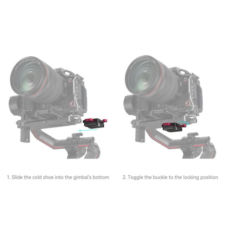 SmallRig 4189 DJI RS Sabitleyiciler için  Güç Kaynağı Montaj Plakası
