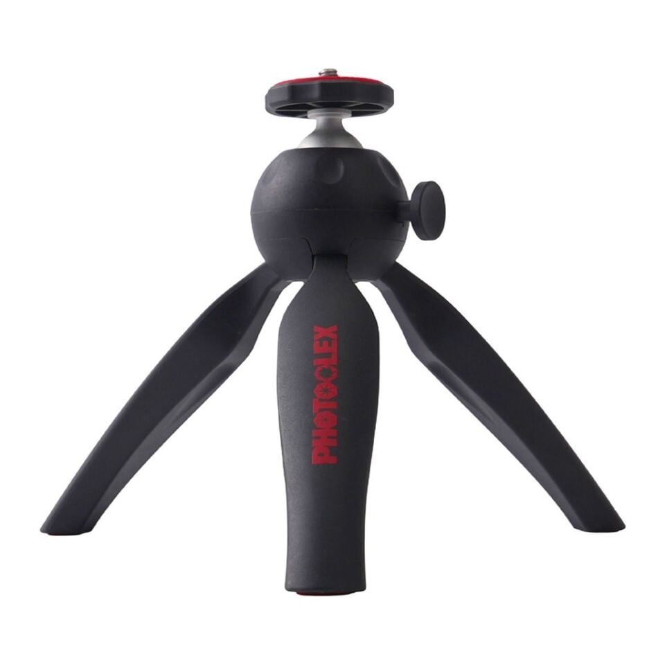 Photoolex Ball Head Masaüstü Kamera ve Işık Tripodu Siyah - TF-PH-074MT