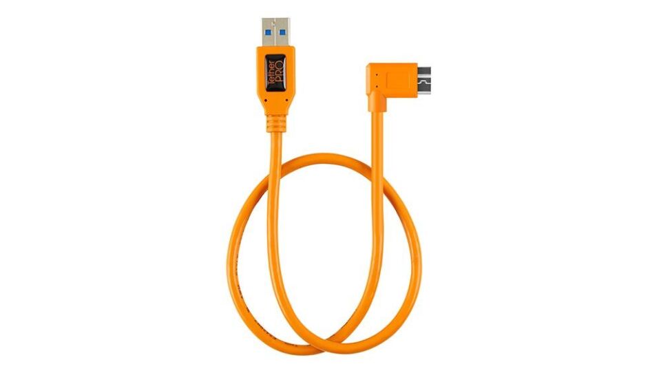 Tether Tools TetherPro USB 3.0 to USB 3.0 Micro-B 5-Pin Dik Açılı 50 cm Bağlantı Kablosu