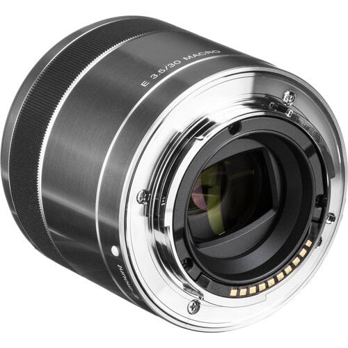 Sony SEL 30mm F3.5 Macro Lens (Sony Eurasia Garantili) (Silver)