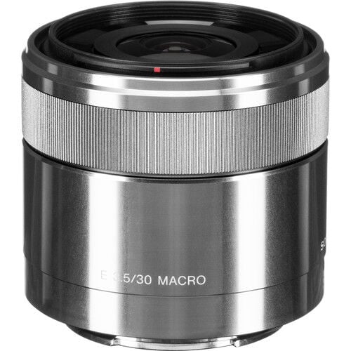 Sony SEL 30mm F3.5 Macro Lens (Sony Eurasia Garantili) (Silver)