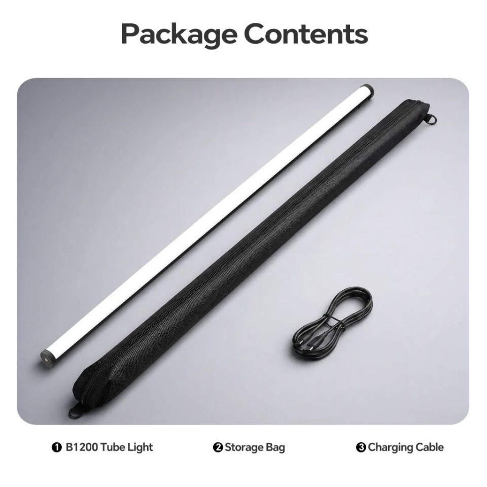 Photoolex B1200 120 cm 38W APP Kontrollü RGB Tube LED Işık - LS-158PL-01