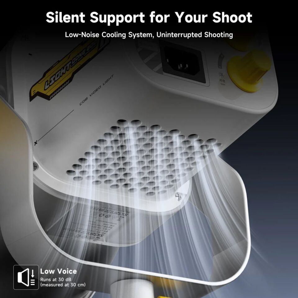 Photoolex LIGHT CONE II 200W COB APP Kontrollü Profesyonel Stüdyo Video Işığı - LS-196-03