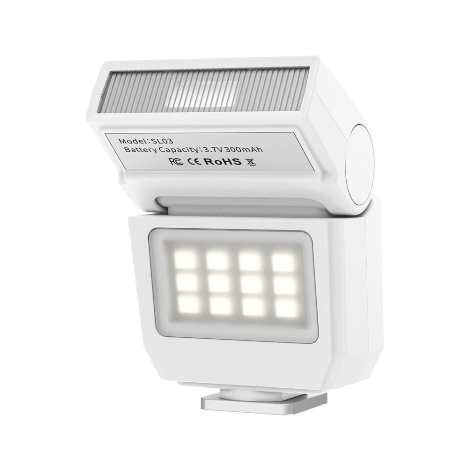Ulanzi SL03 Spark Lite Fotoğraf Makinesi Flaş Beyaz - L199