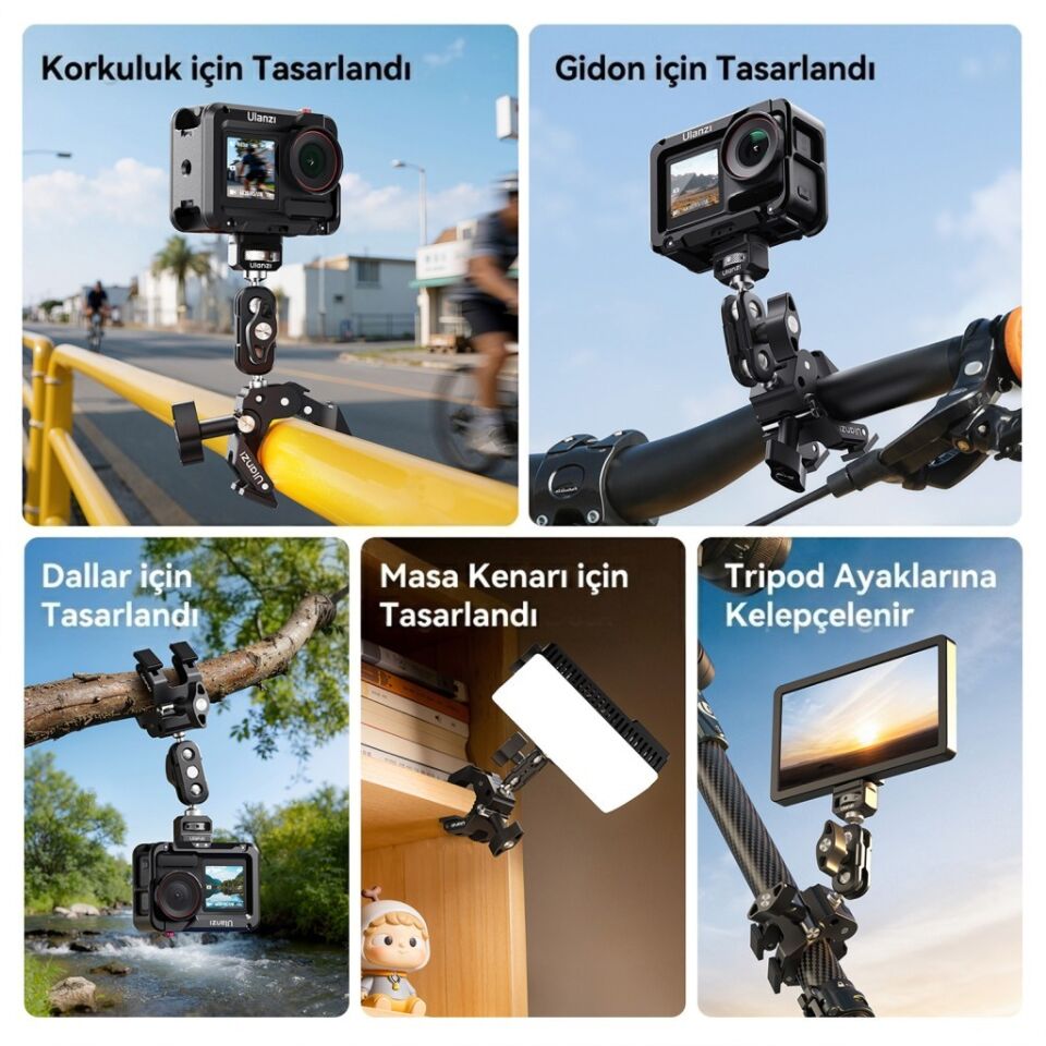 Ulanzi CO78 Super Clamp Magic Arm Dual Ball Head Kit - C084