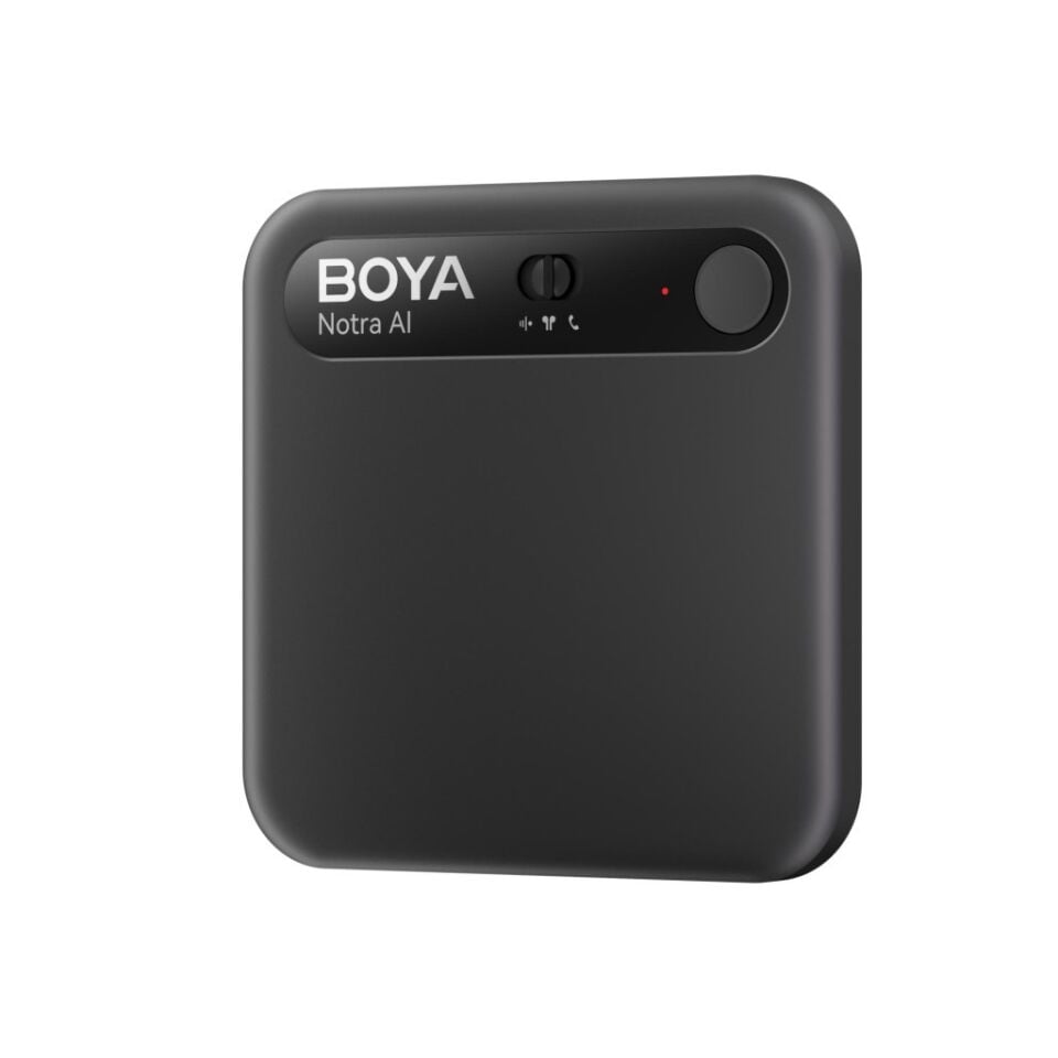 BOYA Notra AI Destekli Ses Kaydedici ve Not Tutma Cihazı - Black