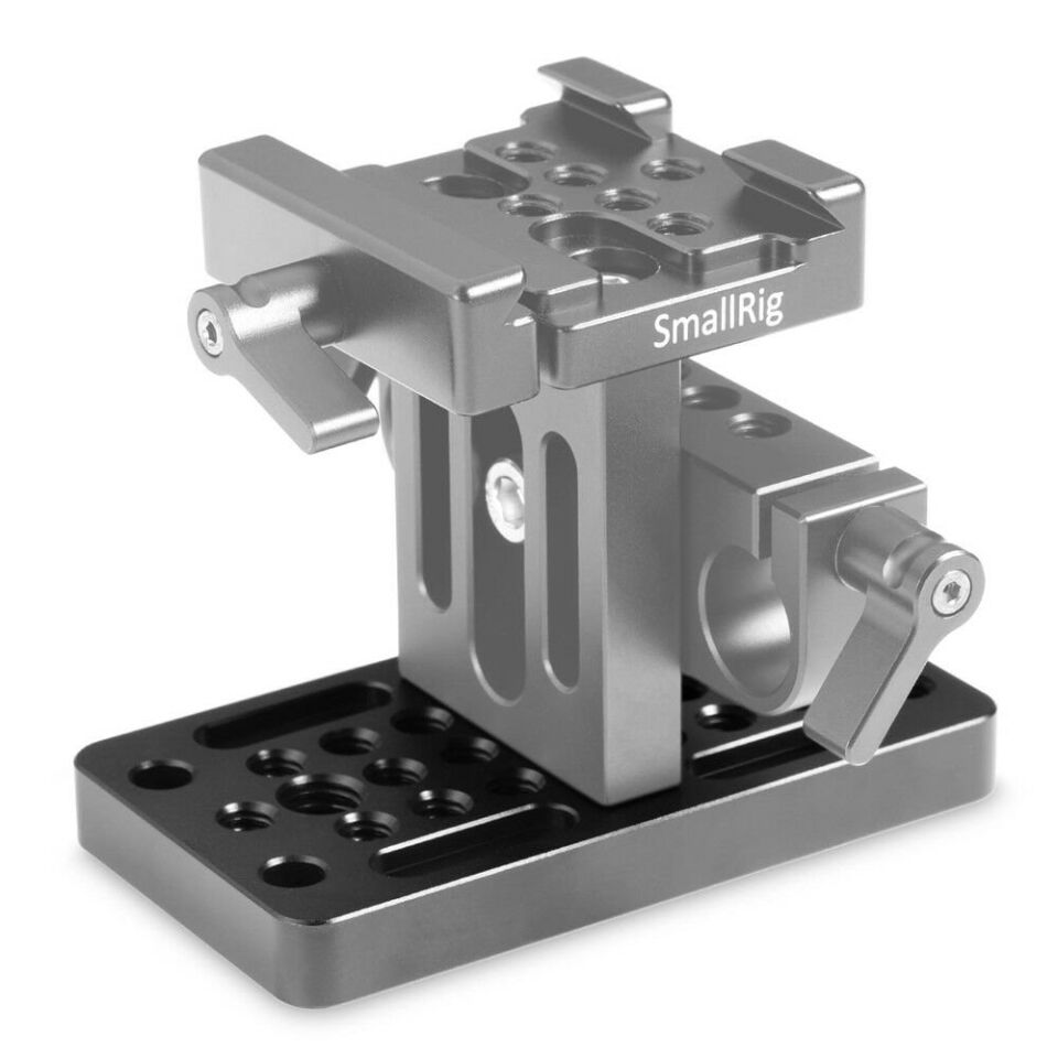 SmallRig 1598 1/4 - 3/8-16 Vida Delik Plakası Cheeseplate