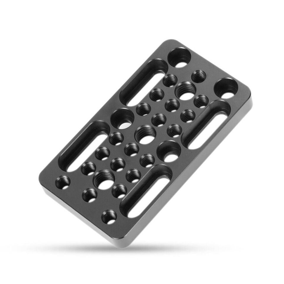 SmallRig 1598 1/4 - 3/8-16 Vida Delik Plakası Cheeseplate