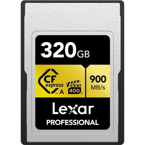 Lexar 320GB Professional CFexpress Type A Card GOLD