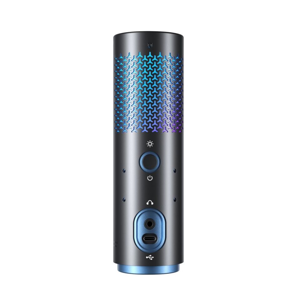 BOYA K5 - BOYA K5 Kablosuz Bağlantılı RGB Aydınlatmalı USB Condenser Mikrofon