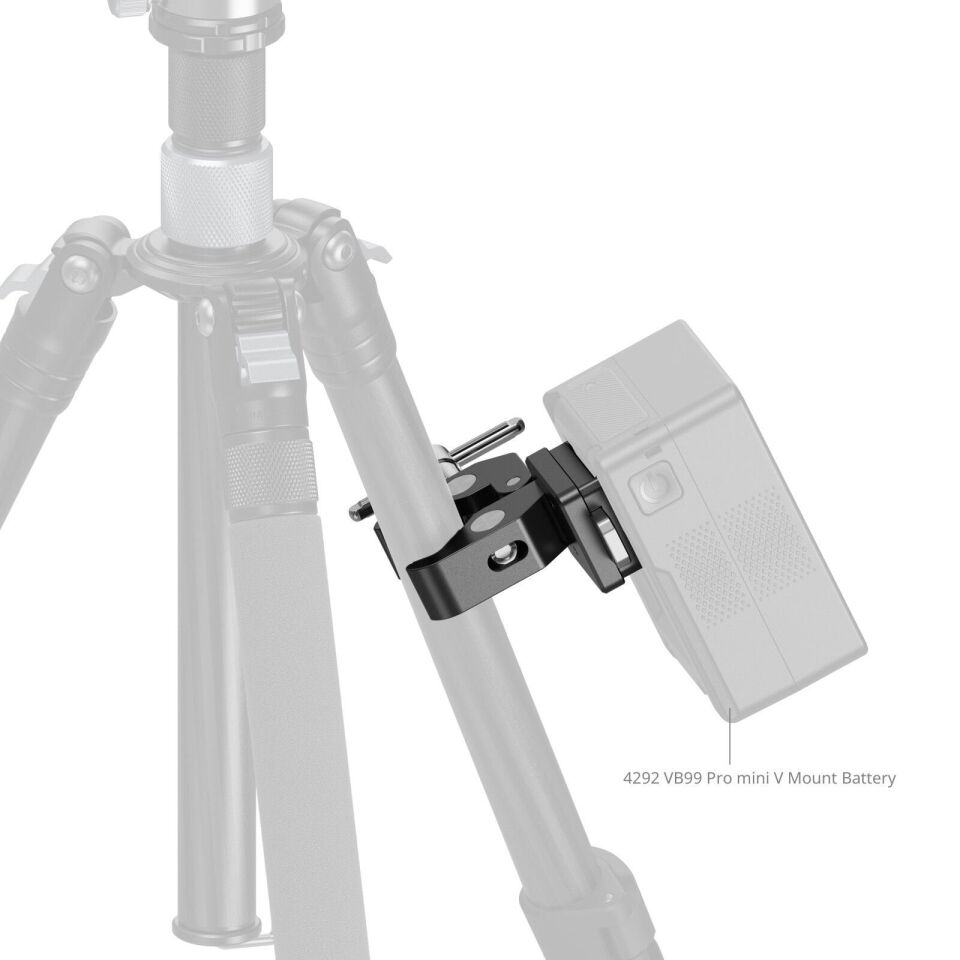 SmallRig 5313 V-Mount Yengeç Şekilli Kelepçe