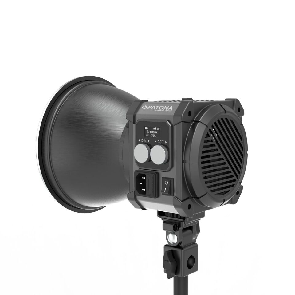 PATONA 4172 Premium Sq200RGB Led-Video Işığı 200W Cob Sert Kılıf