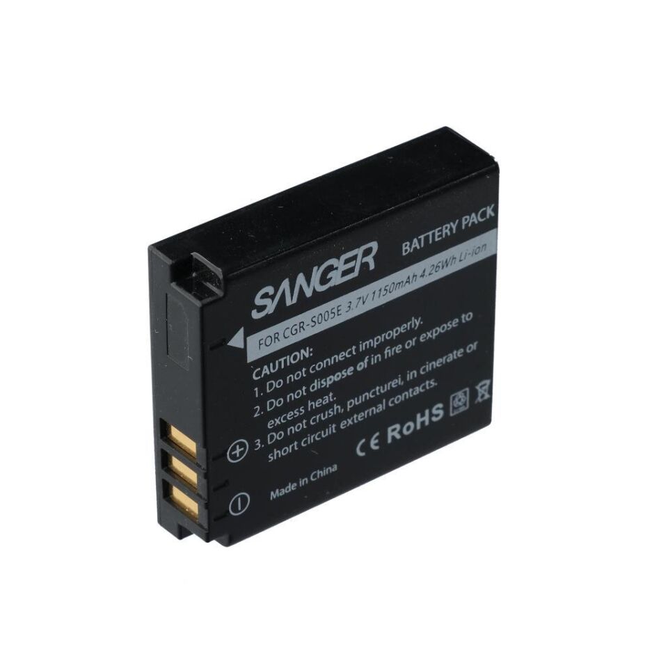 Sanger S005E Panasonic Fotoğraf Makinesi Batarya