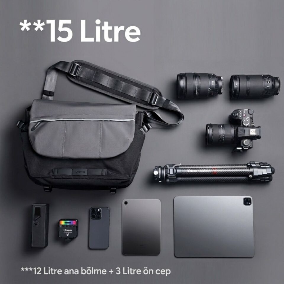 Ulanzi TE88 15L Profesyonel Fotoğraf Makinesi Omuz Çantası - B167