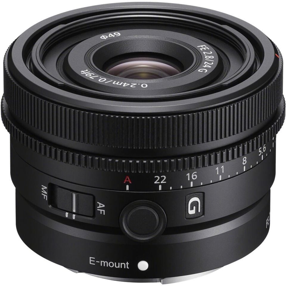 Sony FE 24mm F2.8 G Full Frame Lens (Sony Eurasia Garantili)