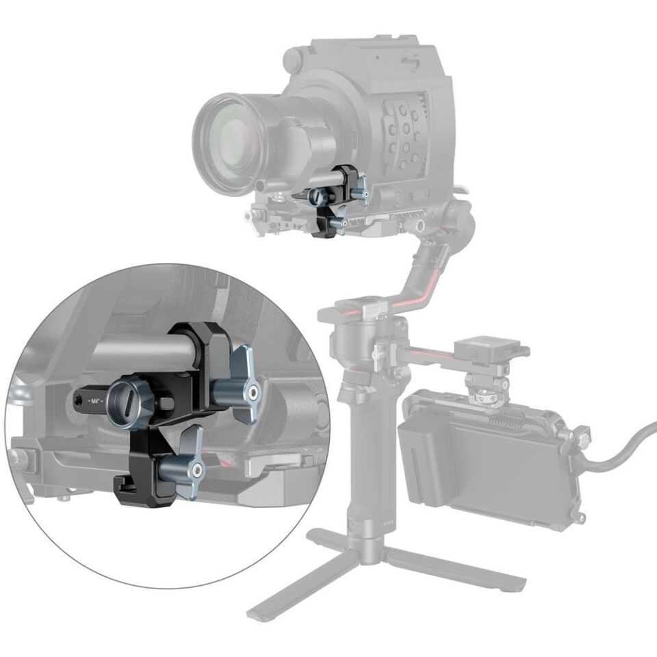 SmallRig 2851 Focus Motor Rod Mount Component for DJI RS 2 / RS 3 / RS 3 Pro / RS 4 / RS 4 Pro