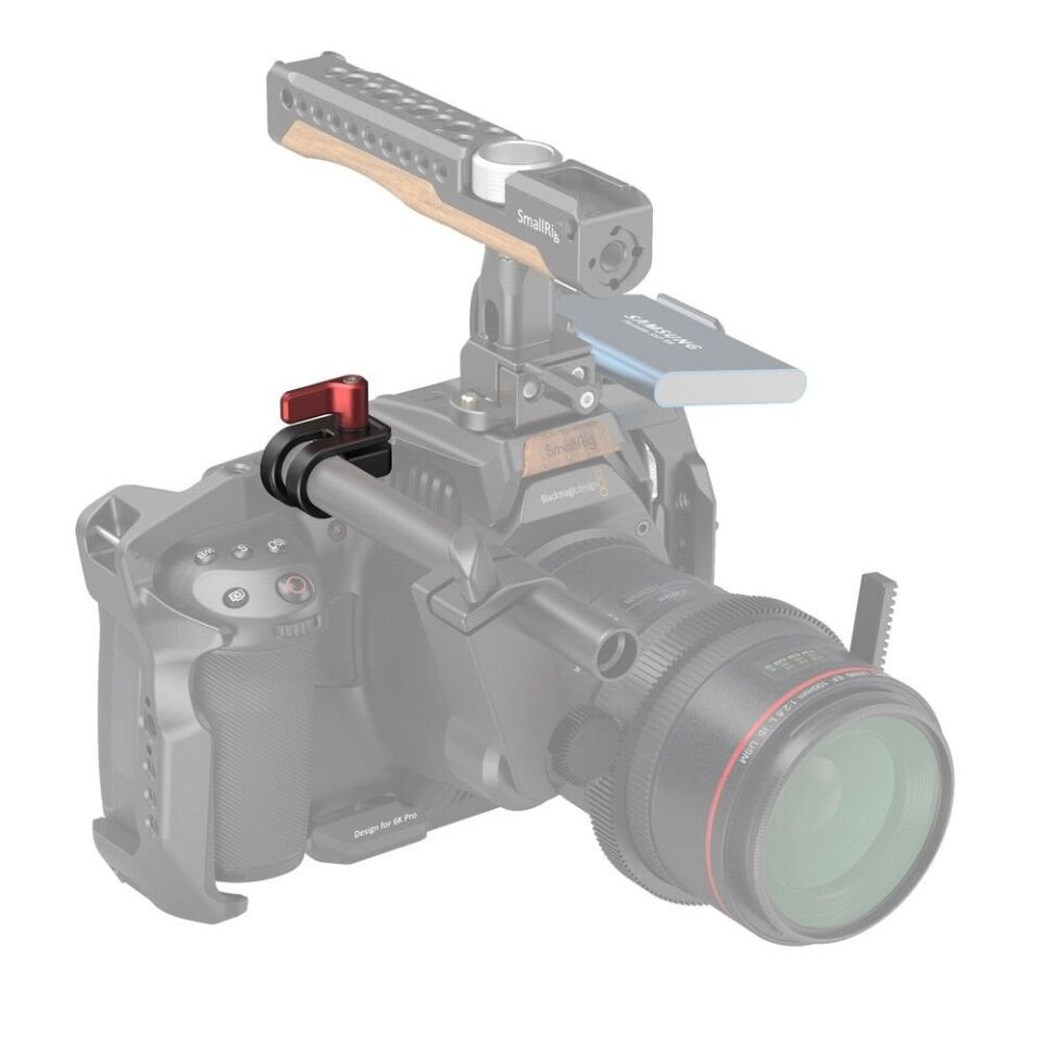 SmallRig 3276 BMPCC 6K Pro için 12mm/15mm Çubuk Kelepçesi