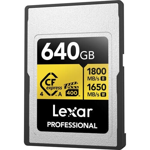 Lexar 640GB Professional Gold CFexpress 4.0 Type A Hafıza Kartı