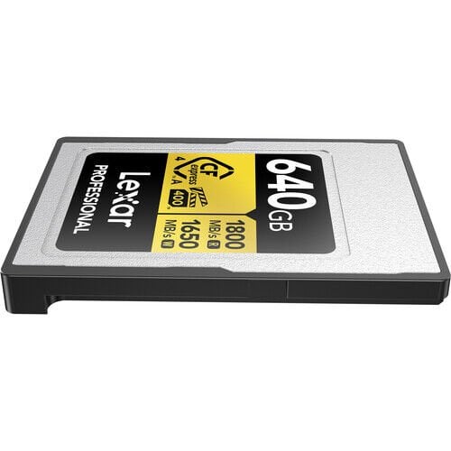 Lexar 640GB Professional Gold CFexpress 4.0 Type A Hafıza Kartı