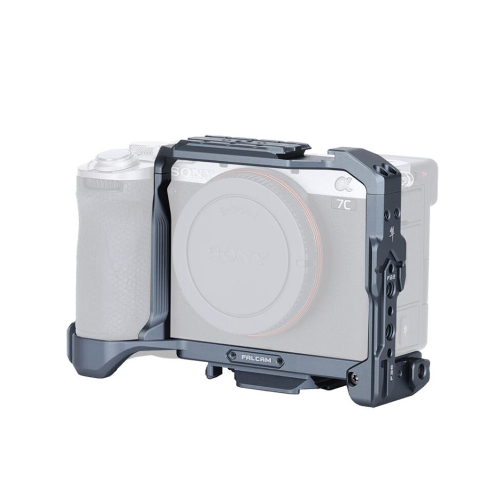 FALCAM F22 F38 F50 Quick Release Camera Cage A7C II Uyumlu Kamera Kafesi Gri - C00B3A01