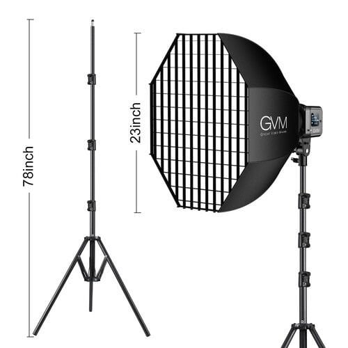 GVM SD80D Bi-Color Video Işık Seti (GVM-SD80D-SET1)