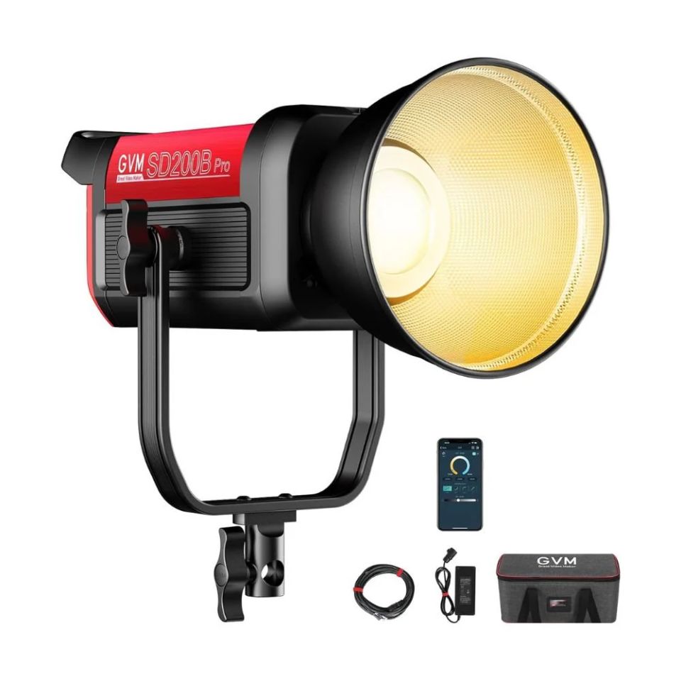 GVM Pro SD200B Bi-Color LED Video Işık Seti (GVM-SD200B-SET2)