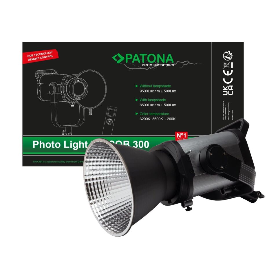 PATONA 4282 COB-300 Watt Bi Color Tek'li Kit LED Video Işığı