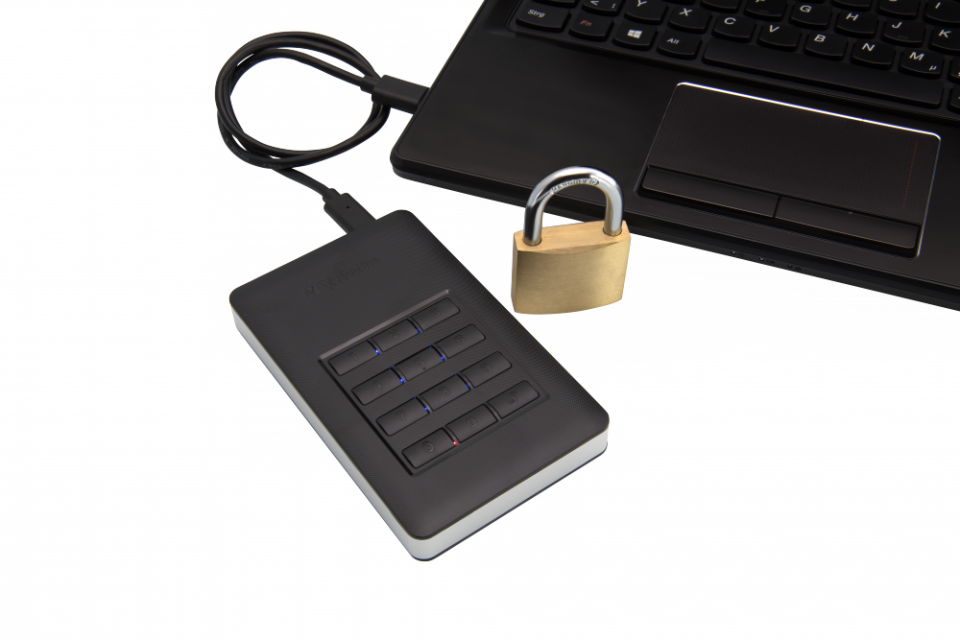 Verbatim 53401 -1Tb Hdd inc Keypad Usb 3.1 Gen 1