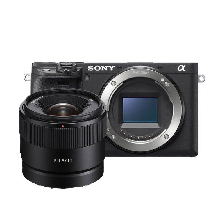 Sony A6400 Body + Sony E 11mm f/1.8 Lens