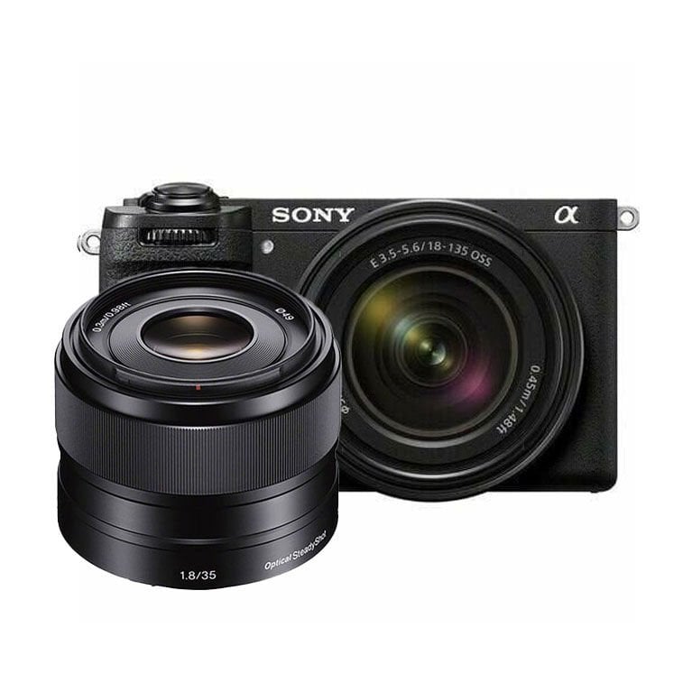 Sony A6700 18-135mm Lens Kit + Sony SEL 35mm f/1.8 OSS Lens