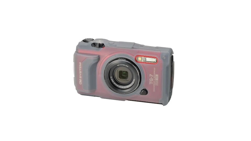 Olympus Csch-128 Grey Silicon Jacket For Tg-7