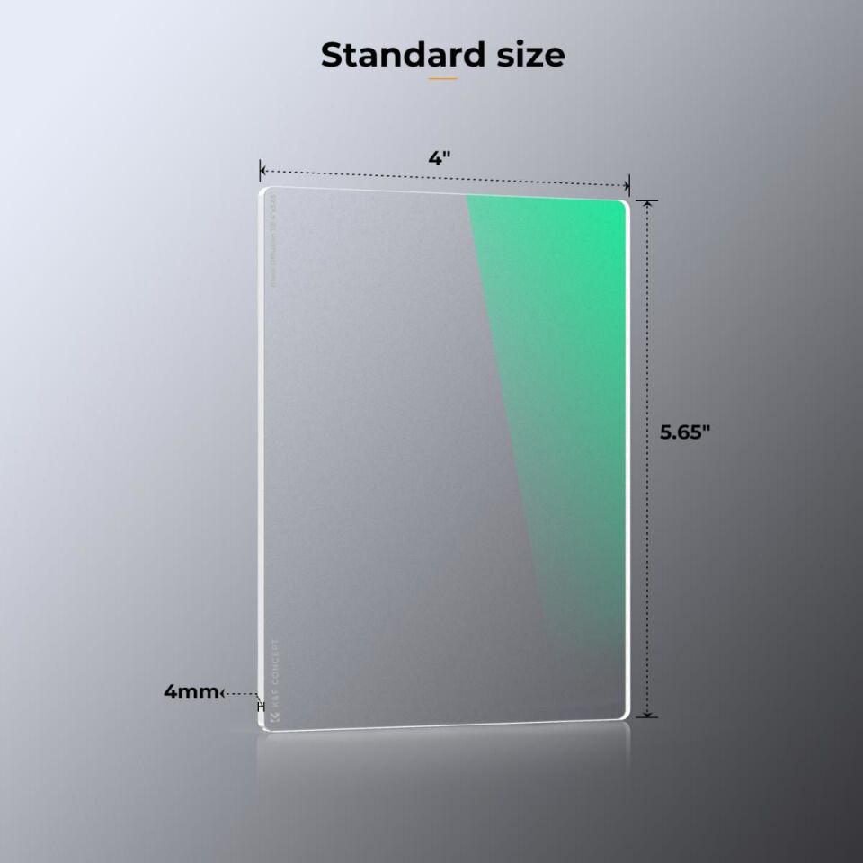 K&F NANO-X Black Mist 1/8  4x5.65 Filtre Tilta ve SmallRig ve Diğer Matbox ile Uyumlu 4mm HD Optik Cam