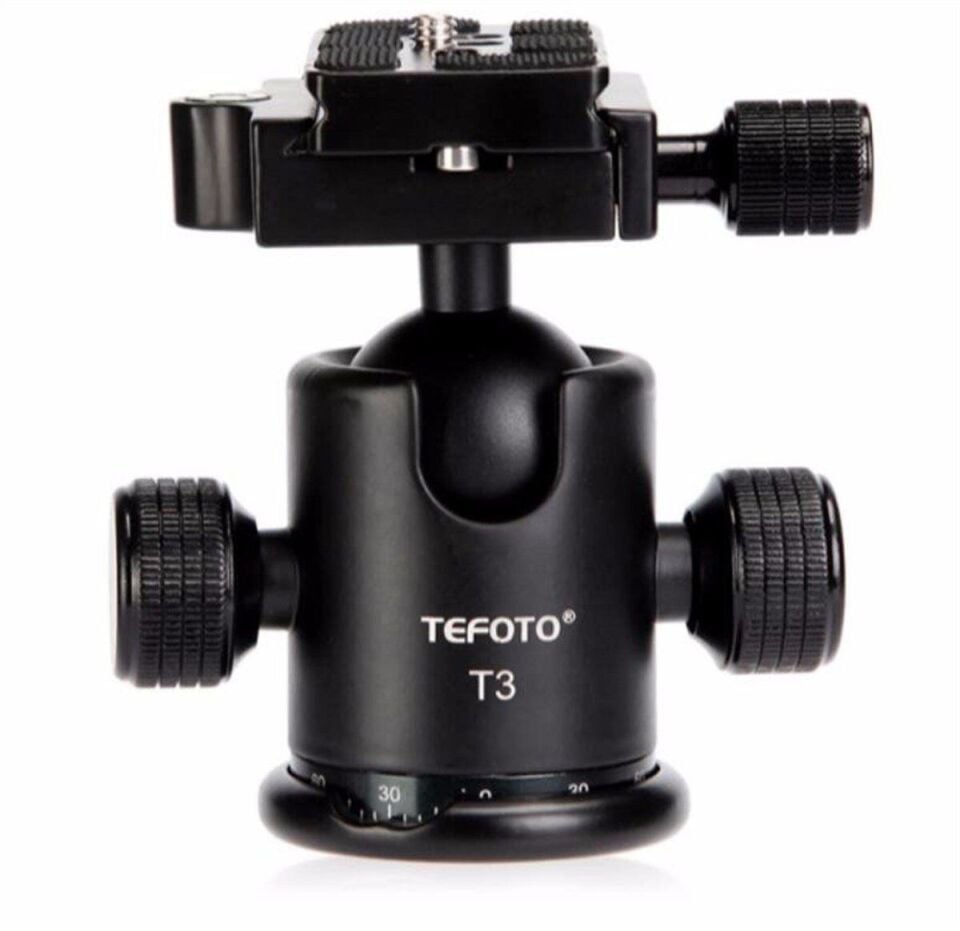 Tefoto T3 Kamera Tripod Top Kafa Ballhead T1101