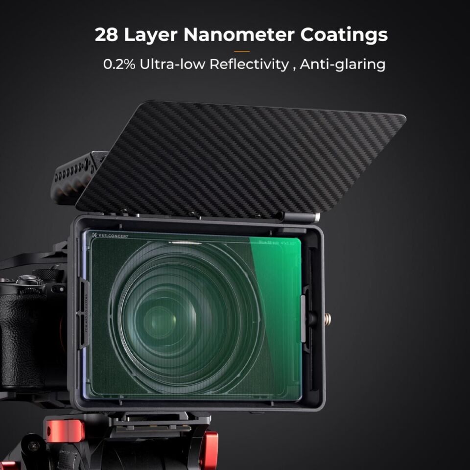K&F NANO-X  Mavi Çizgi 4x5.65 Filtre Tilta ve SmallRig ve Diğer  Matbox ile Uyumlu 4mm HD Optik Cam