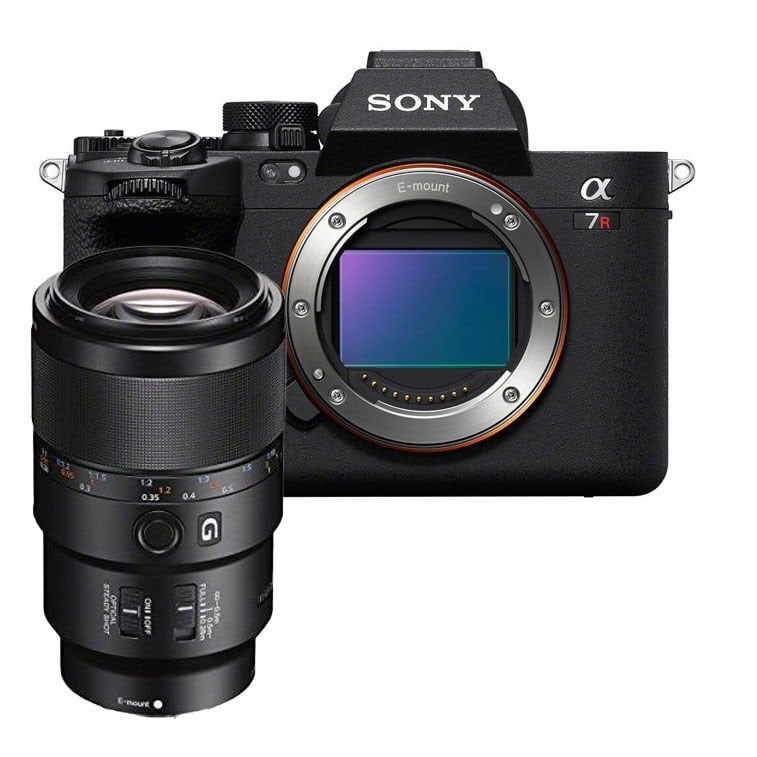 Sony a7R V Body + Sony FE 90mm F2.8 G OSS Makro Full Frame Lens