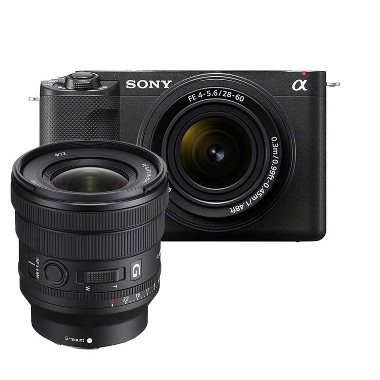 Sony ZV-E1 28-60mm F4-5.6 Kit Lens + Sony FE PZ 16-35mm f/4 G Lens