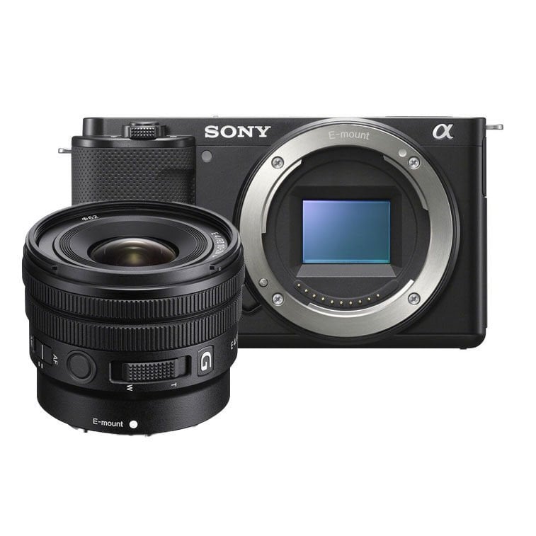 Sony ZV-E10 Body + Sony E 10-20mm f/4 PZ G Lens