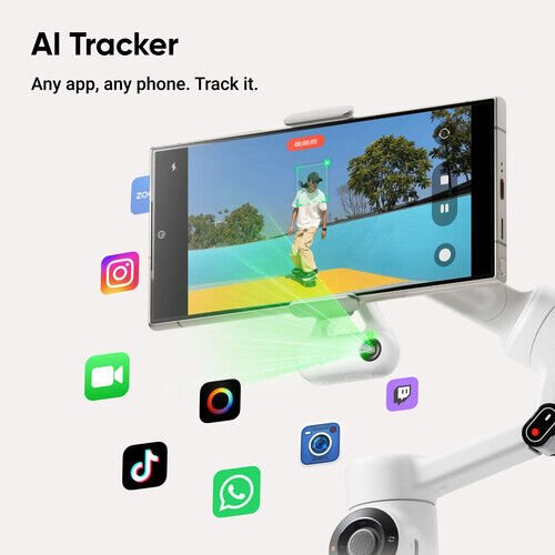 Insta360 Flow 2 AI Tracker Bundle (Summit White)