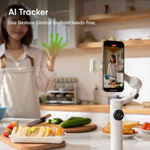 Insta360 Flow 2 AI Tracker Bundle (Summit White)